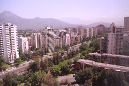 Santiago from Hotel Window